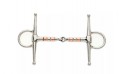 FULL CHEEK COPPER ROLLER SINGLE JOINT SNAFFLE